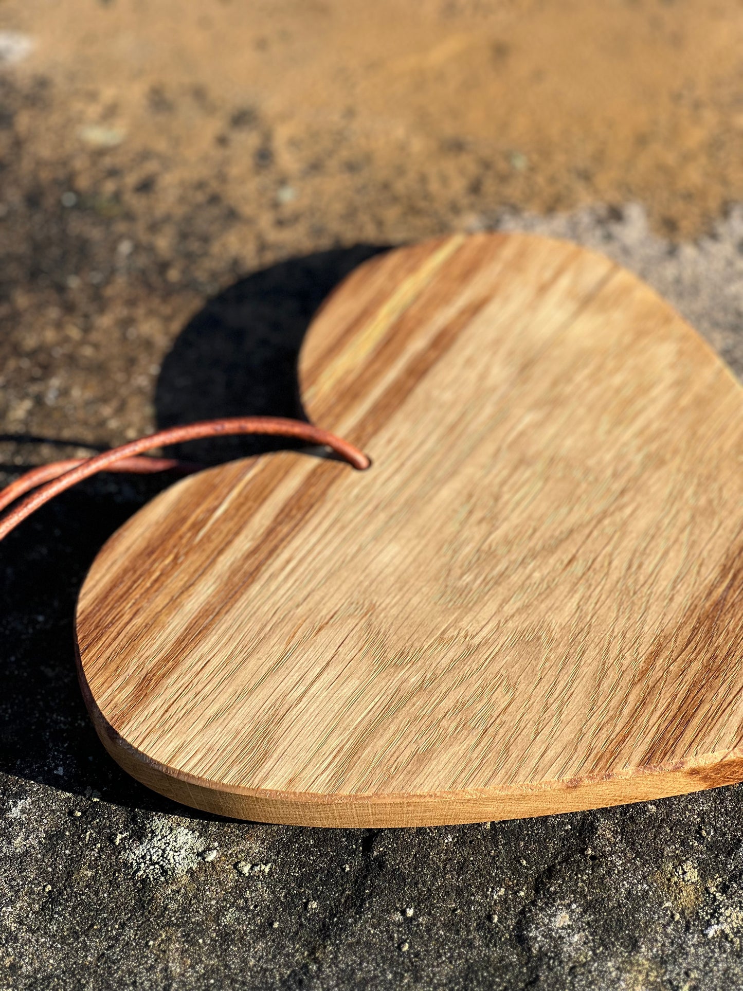 Oak Heart Serving Board