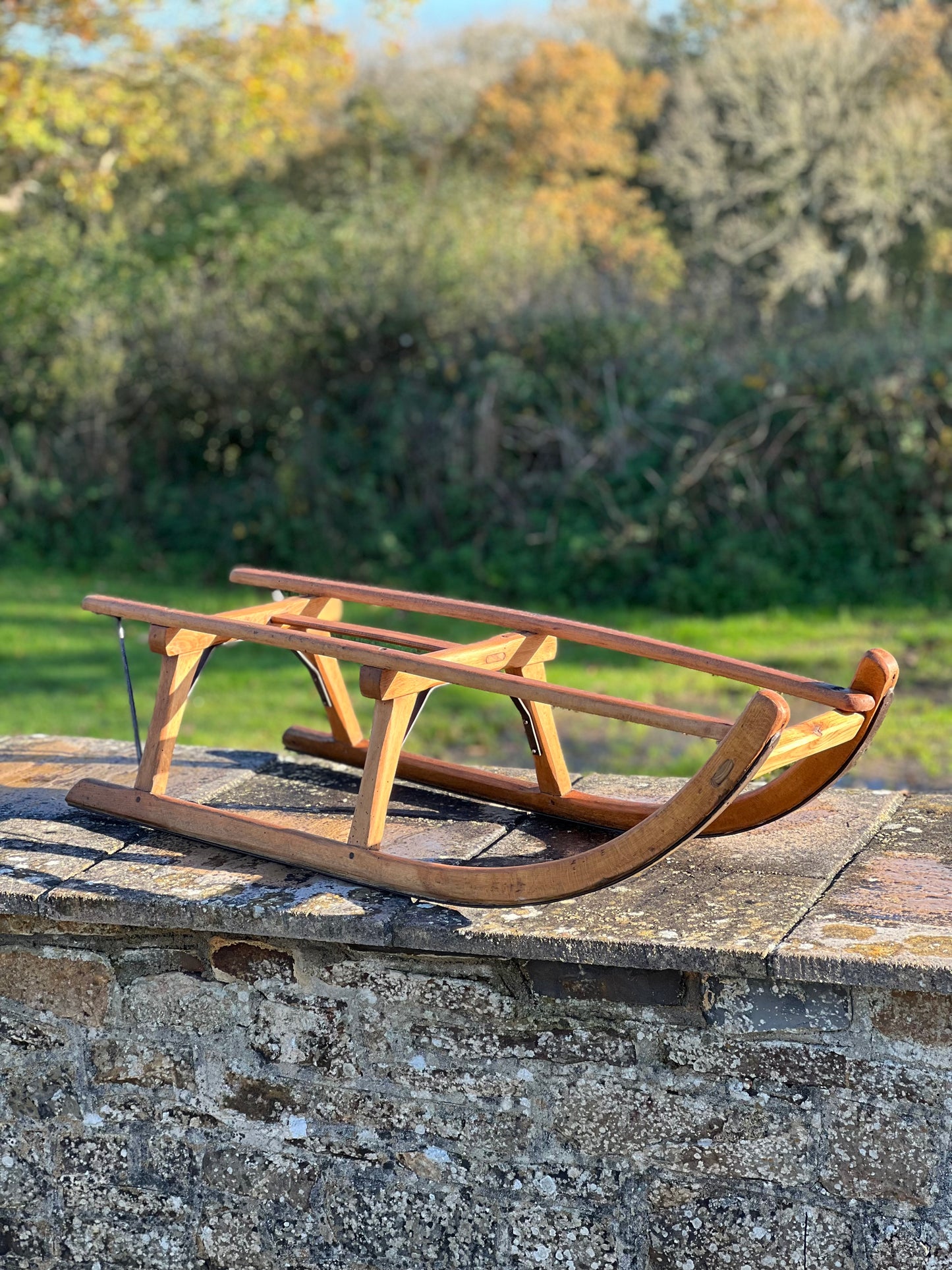 Vintage Wood Sled