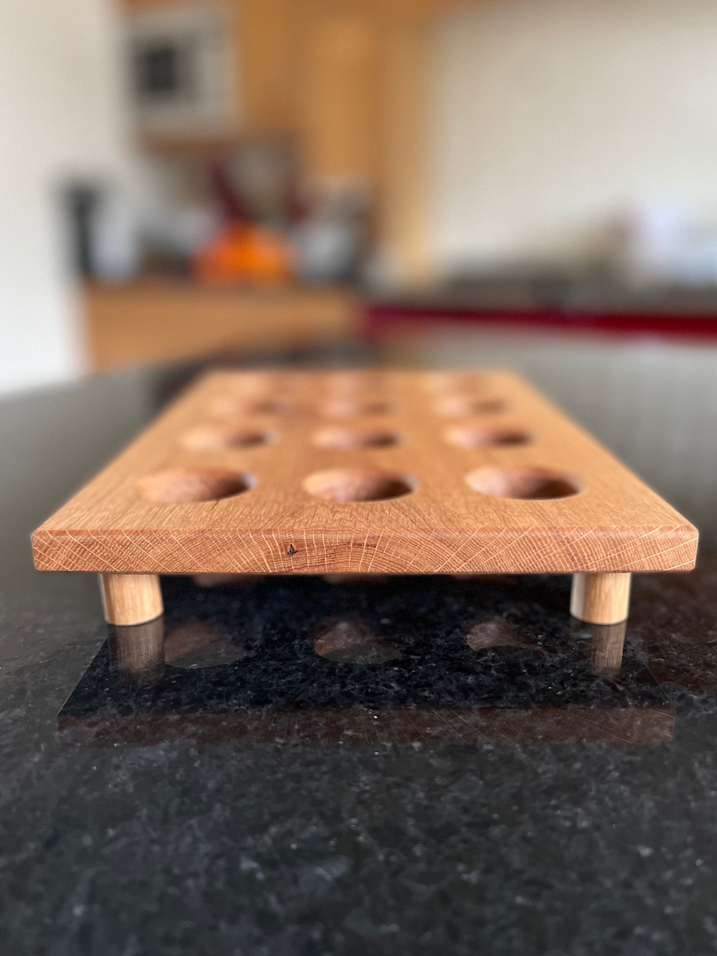 Oak Egg Rack