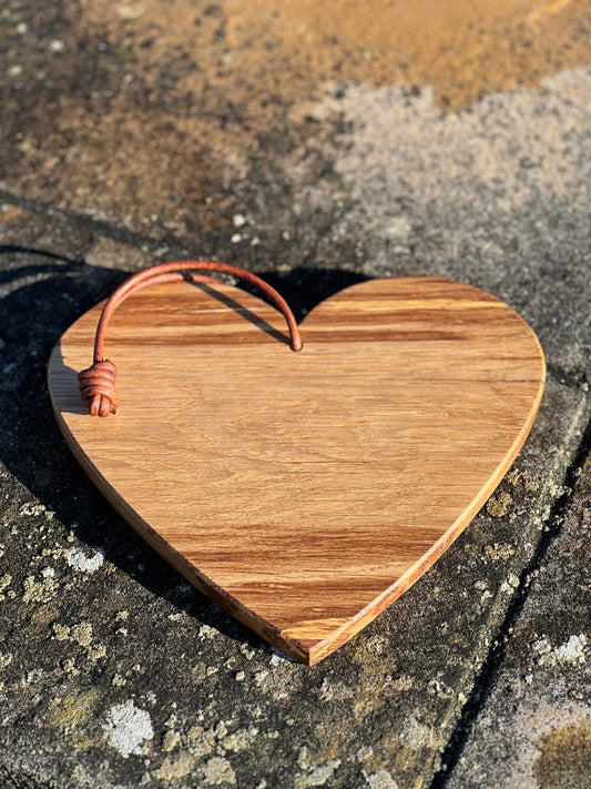 Oak Heart Serving Board