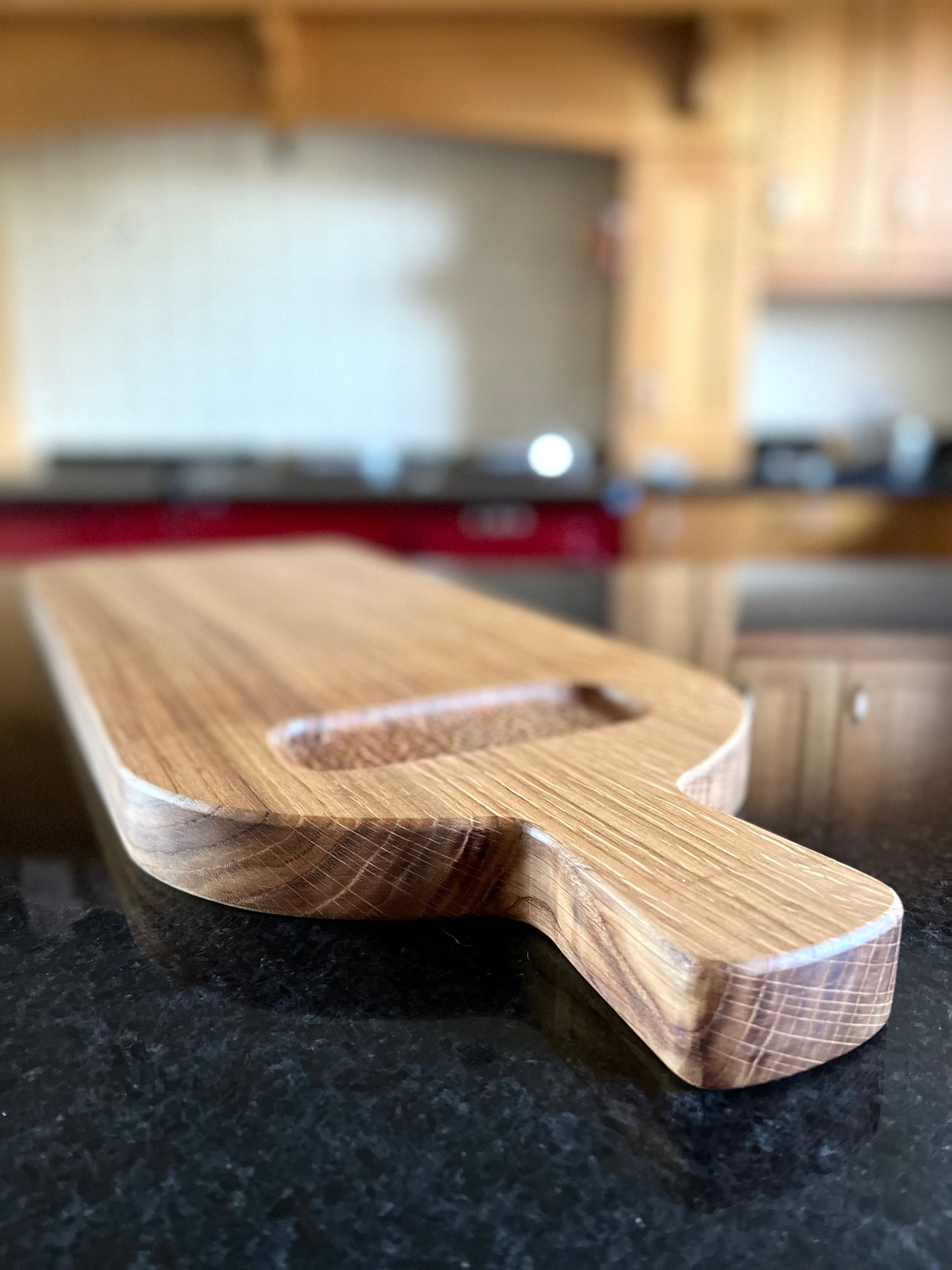 Oak Grazing Board with Trough