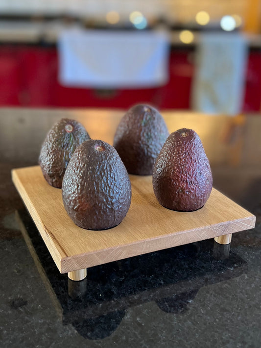 Oak Avocado Stand and Ripener