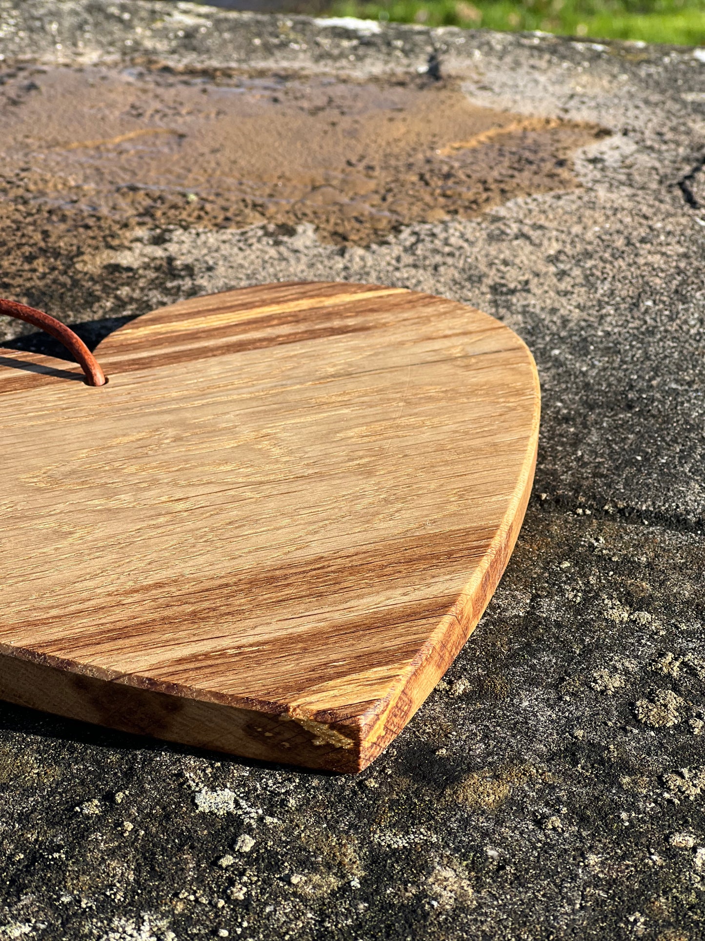 Oak Heart Serving Board