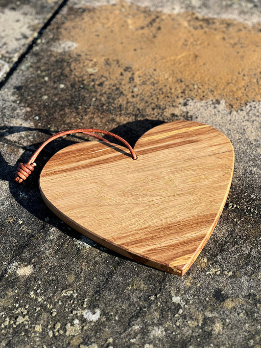 Oak Heart Serving Board