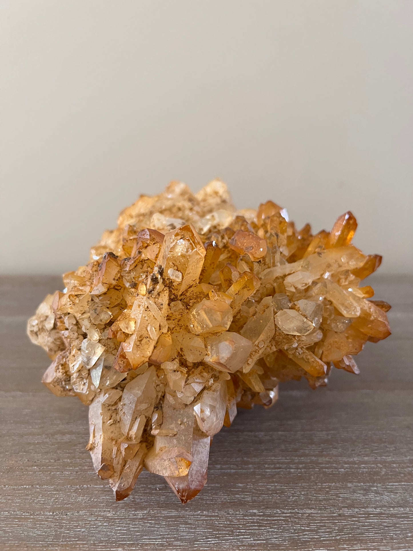 Golden Healer Quartz Crystal Cluster