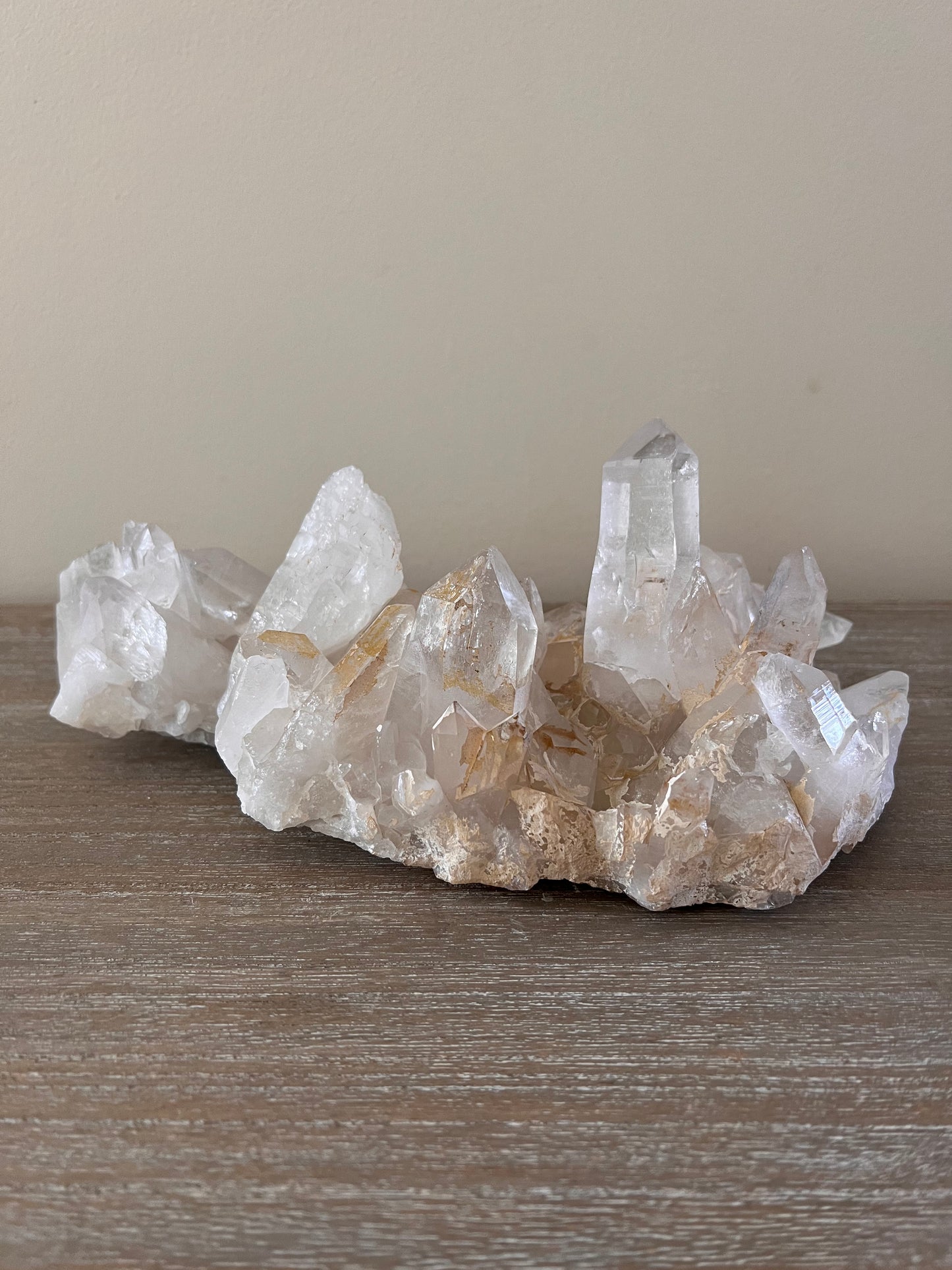 Quartz Cluster Crystal