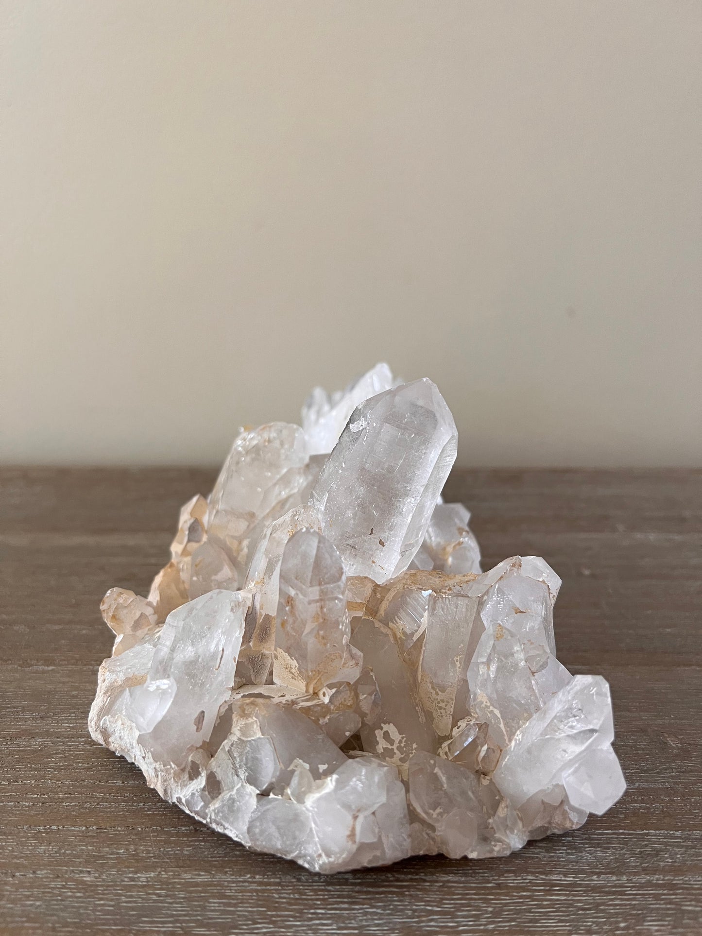 Quartz Cluster Crystal