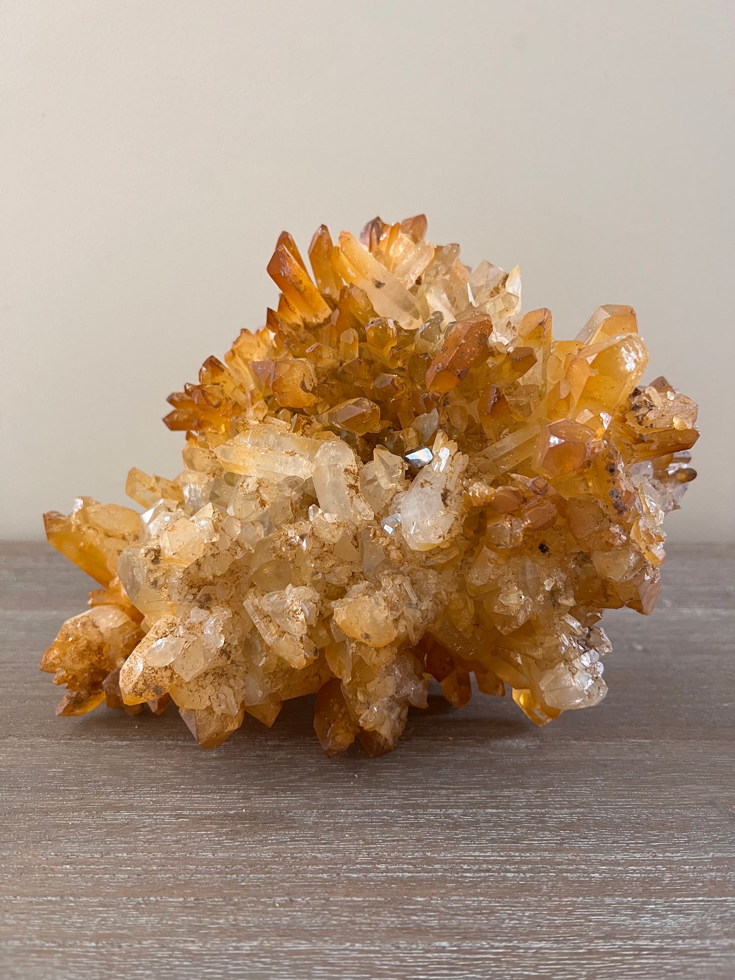 Golden Healer Quartz Crystal Cluster